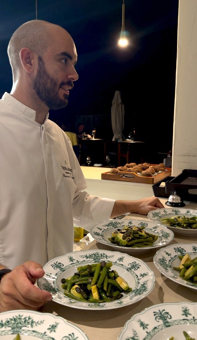 Lo chef impiatta